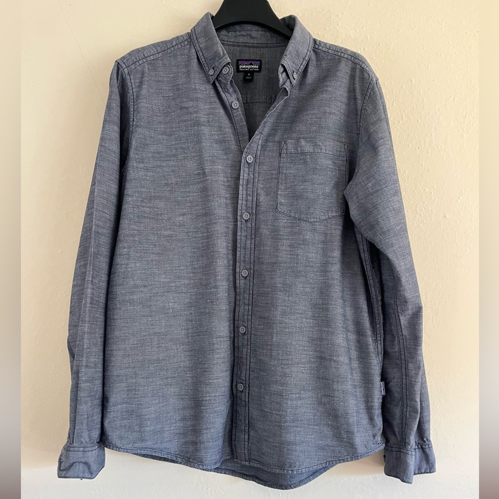Men’s Patagonia Long Sleeved Bluffside Shirt Medium